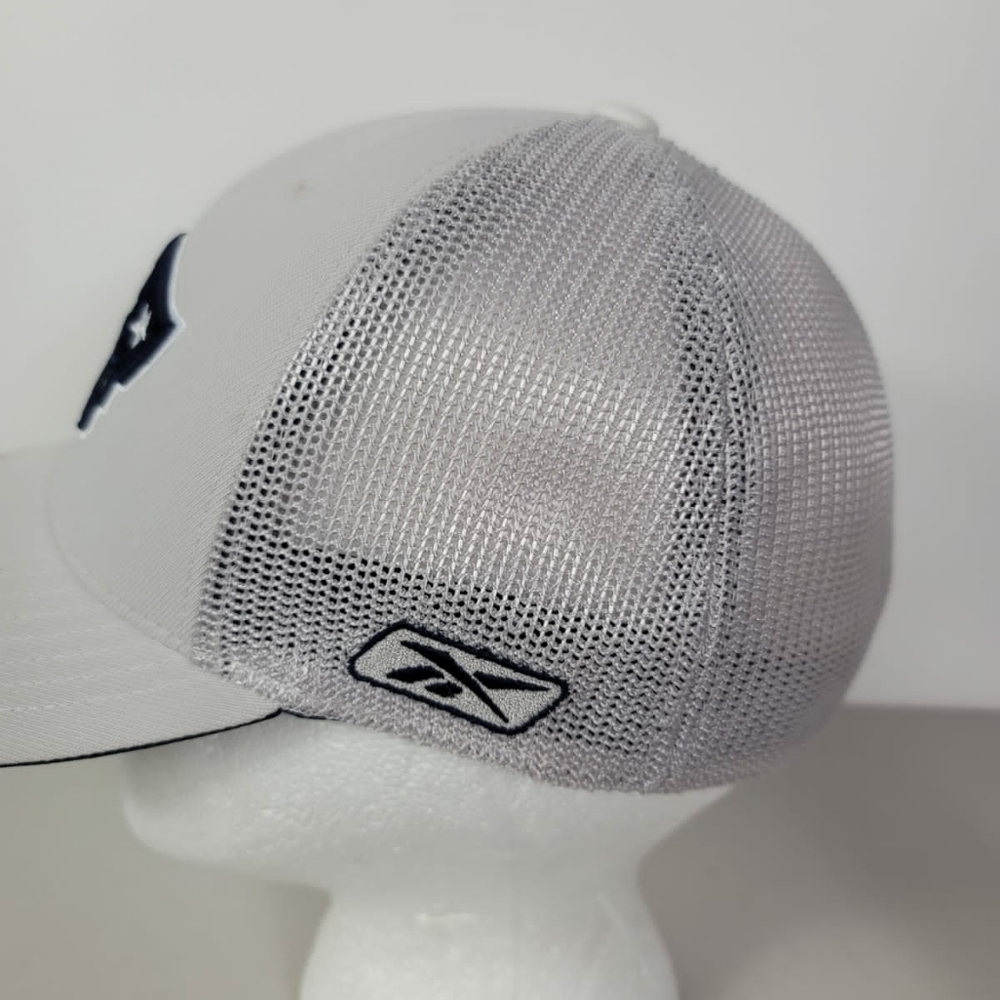 New England Patriots NFL one Sz fit all Blue Fitted Cap Hat Gray - Picture 3 of 10
